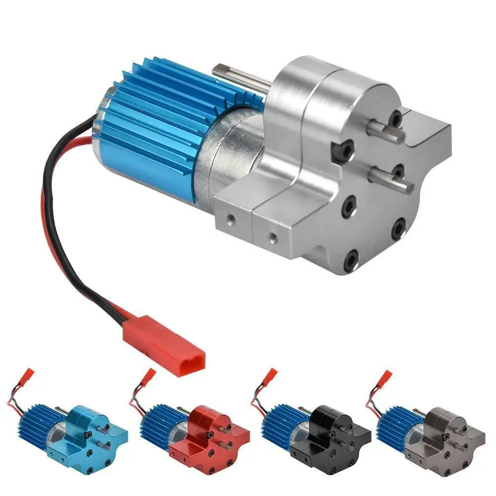 

Speed Change Gear Box Metal Gearbox With 370 Common Motor for WPL 1632 RC Car UK