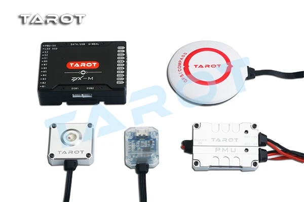 New Arrival Original Tarot ZYX M Flight Control System w GPS PMU LED Module for RC