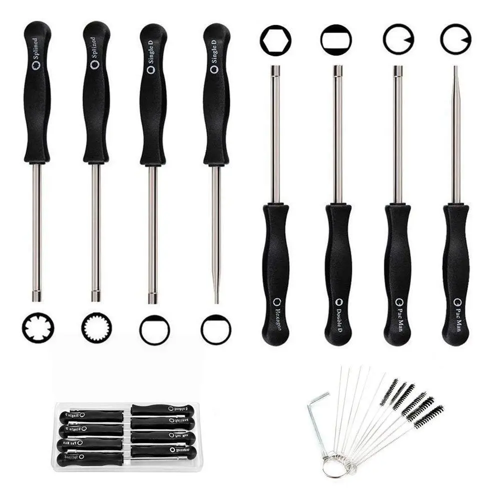 

8pcs Carburetor Ajdustment Tool Kit With Free Carburetor Carbon Dirt Jet Cleaner Tool For Common 2 Cycle Carburetor Engine