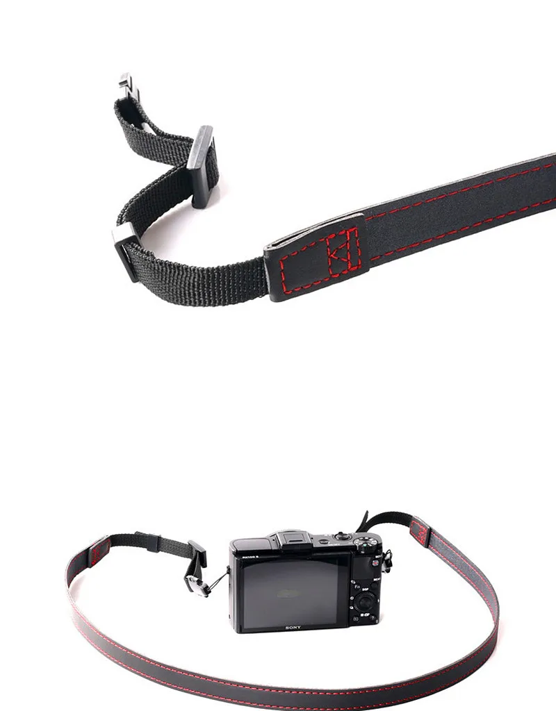Pu Leather Camera Shoulder Neck Strap for Leica QP X2 X1 X Vario Q X-U SL D-Lux 6 5 M Monochrom M-P M10 M9 M9-P M8 M7