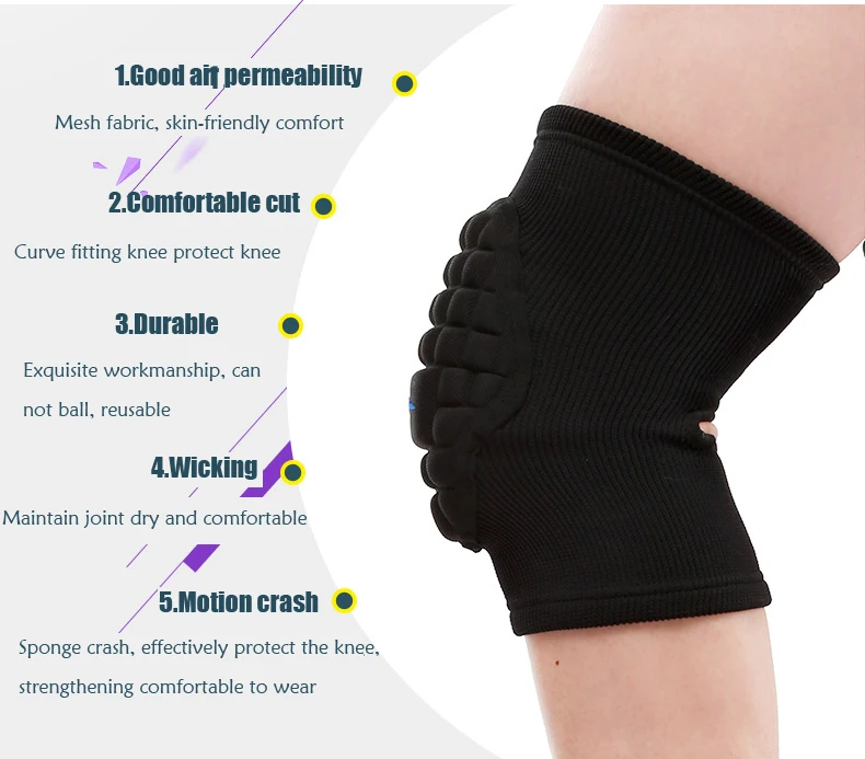 1 قطعة الرياضة منصات الركبة كرة السلة الكرة الطائرة كرة القدم نيبادس التزلج الركوع الركبة دعم حامي الرقص دعامة الركبة رياضة Kneelet