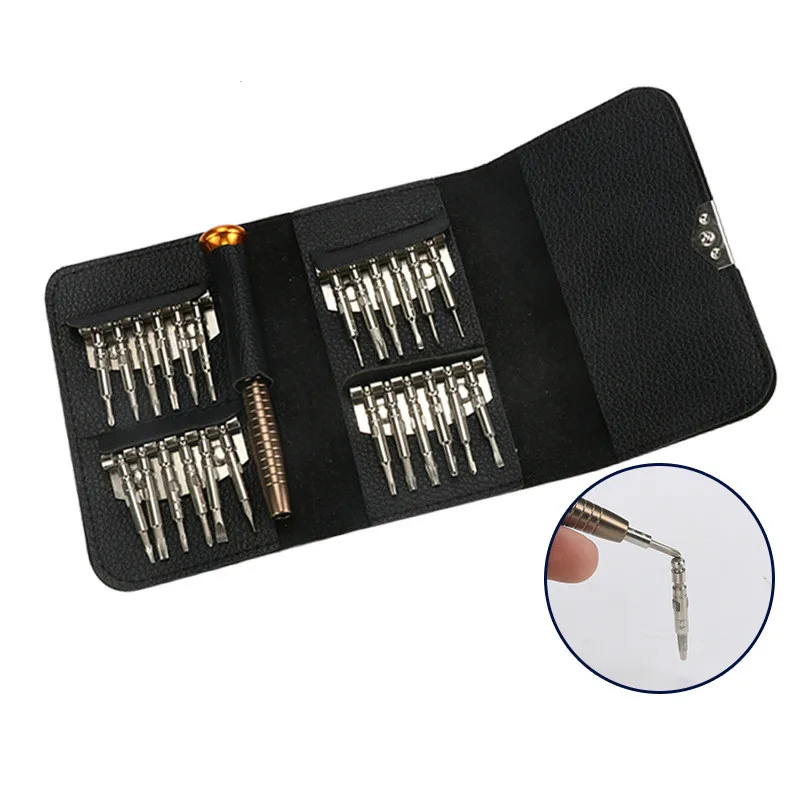 

25 In 1 Torx Screwdriver Set Mobile Phone Repair Tool Kit Multitool Hand Tools For Iphone Watch Tablet Leather Case