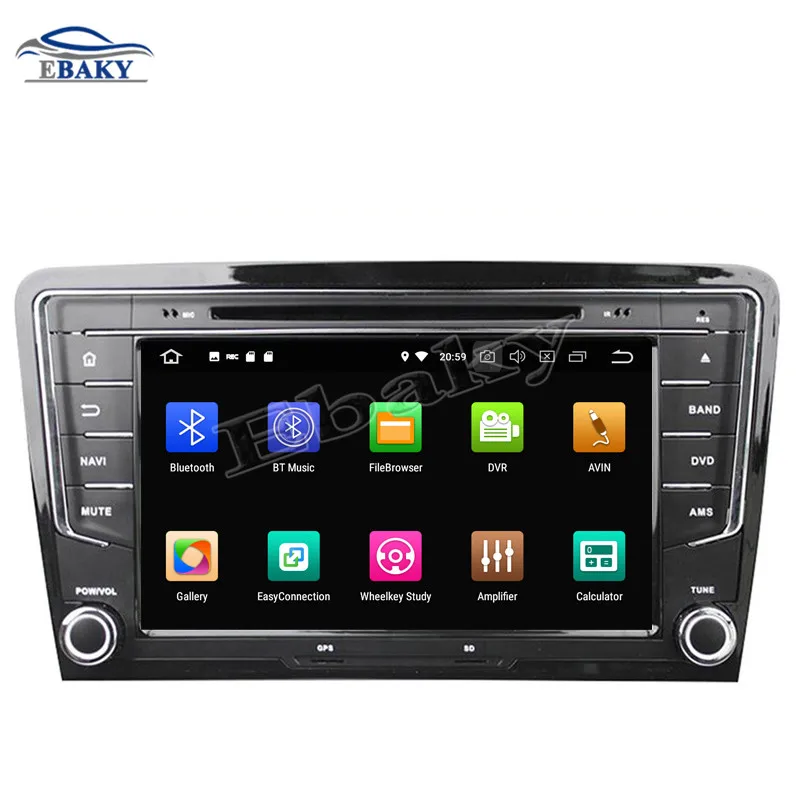 Best 2din 8inch 4GB RAM 32/64GB ROM Octa Core Android 9.0 Car DVD Radio for VW Santana 2013 2014 2015- with GPS/WIFI/Bluetooth 1