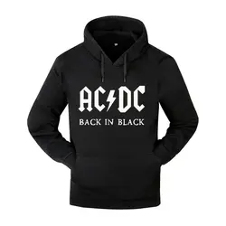 2017 Новинка зимы мода AC/DC рок-группы Толстовка Для мужчин s acdc Graphic hooded Для мужчин принт Повседневное толстовки в стиле хип-хоп бренд