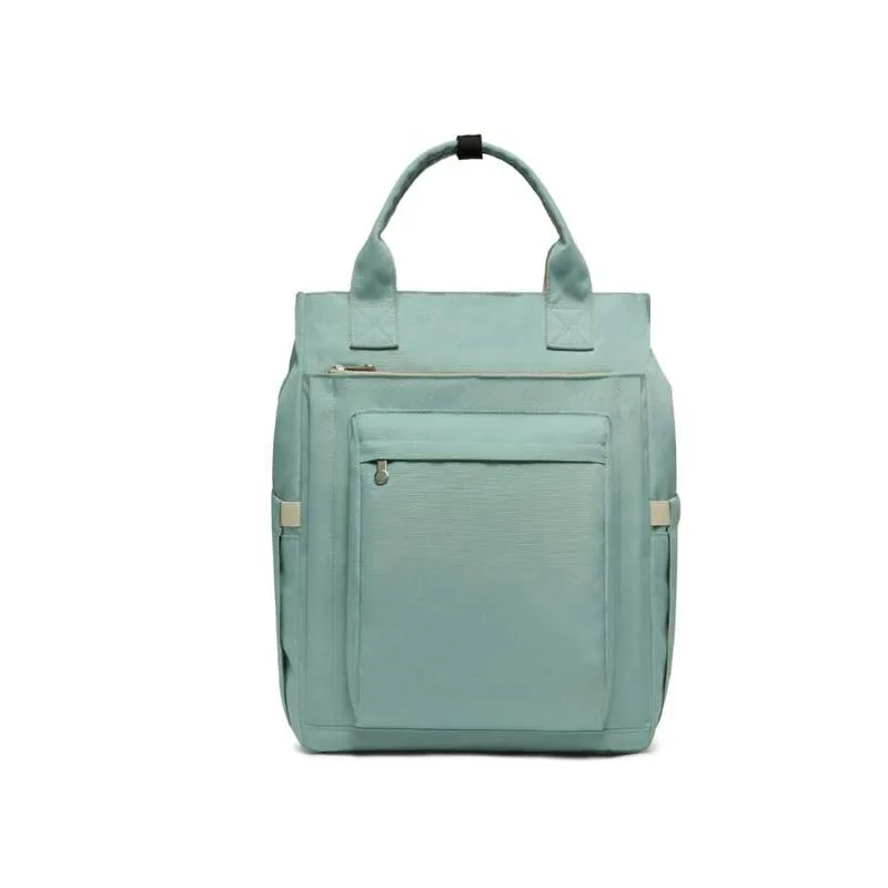 

Simple New Mummy Bag Waterproof Shoulder Baby Care Bag Multi-Function Large Capacity Waiting Bag Bao Ma Out Diaper Bag