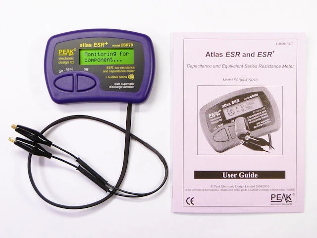 Peak Atlas ESR70 Gold ESR Meter with “Audible Alerts”