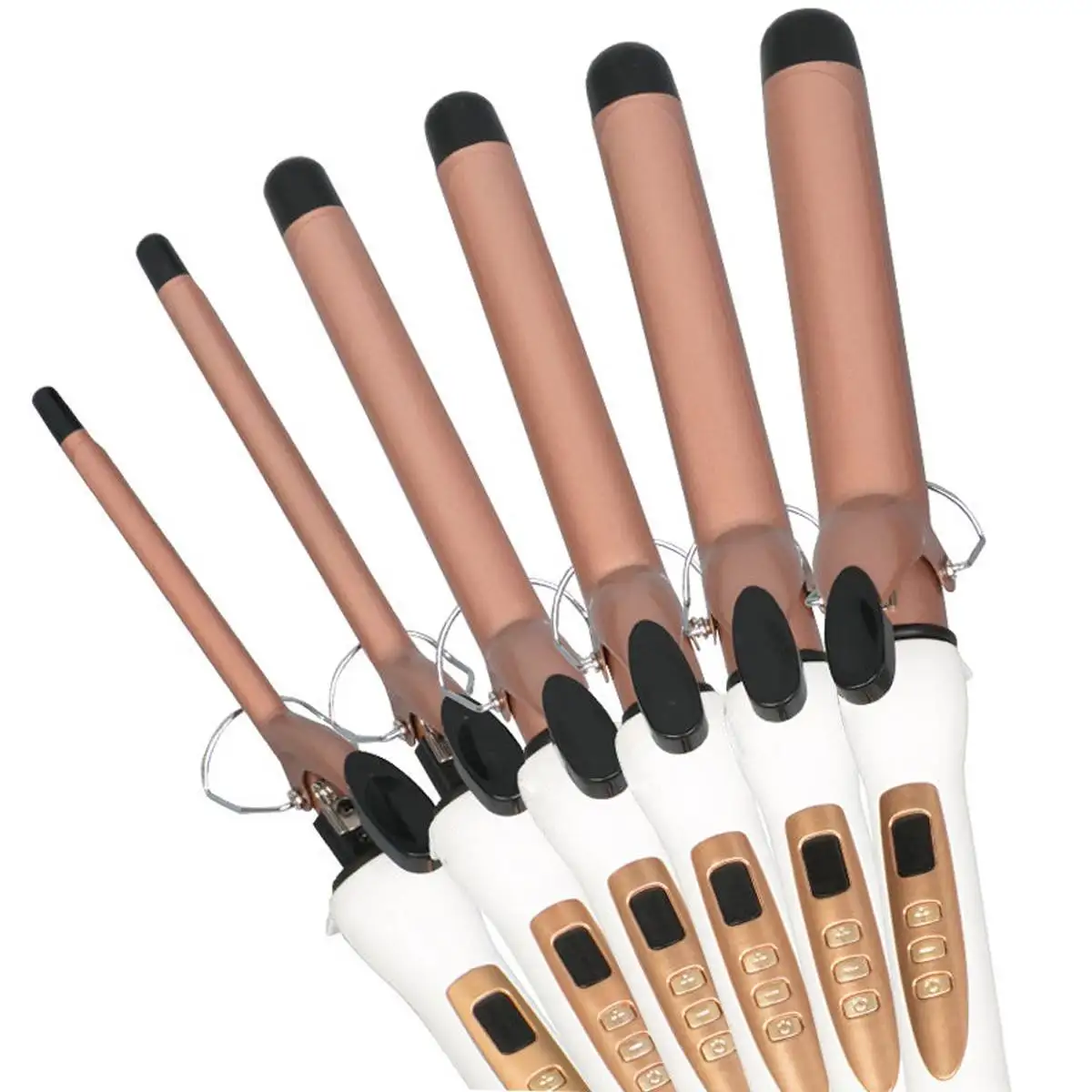 

Ceramic Hair Curler Quick Heat Curling Tongs LED Dry and Wet Curling Hair Waver Styling Tool Multi size 9/13/22/25/28/32mm