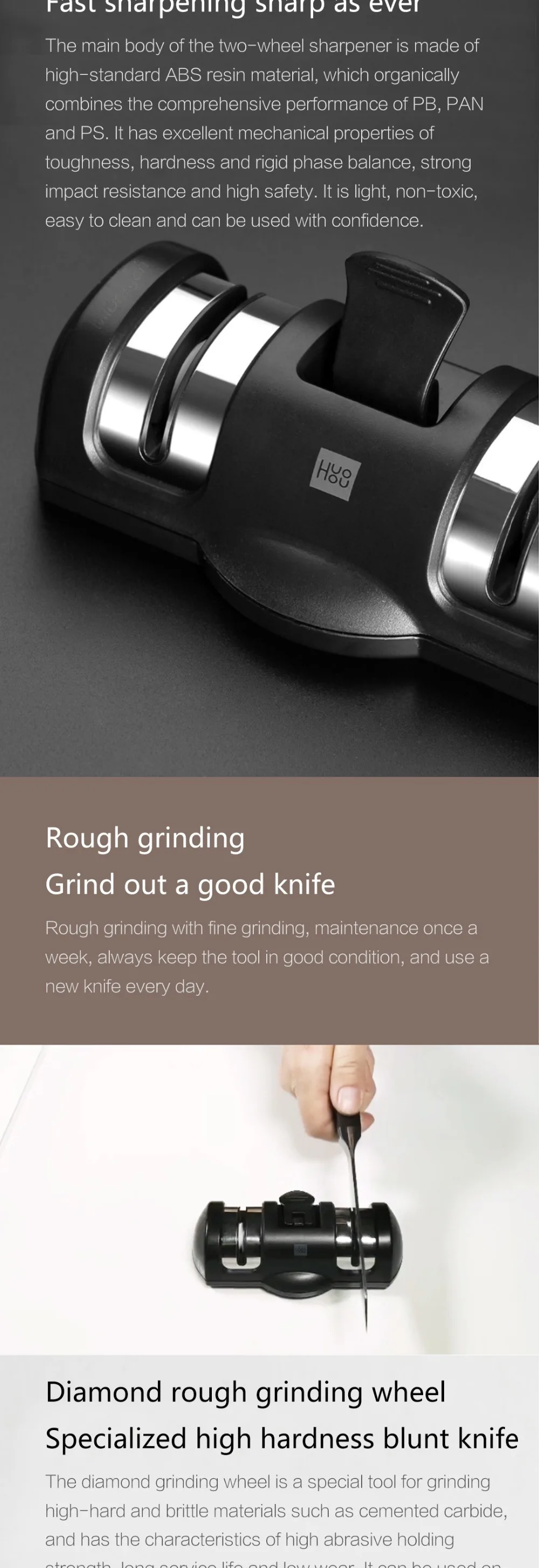 Xiaomi Mijia Huohou Knife Sharpener8