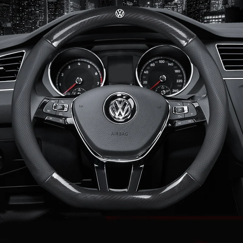 Car Steering wheels Cover 37 38cm 15" for Volkswagen Vw Atlas/Teramont CrossGolf wagon AllTrack
