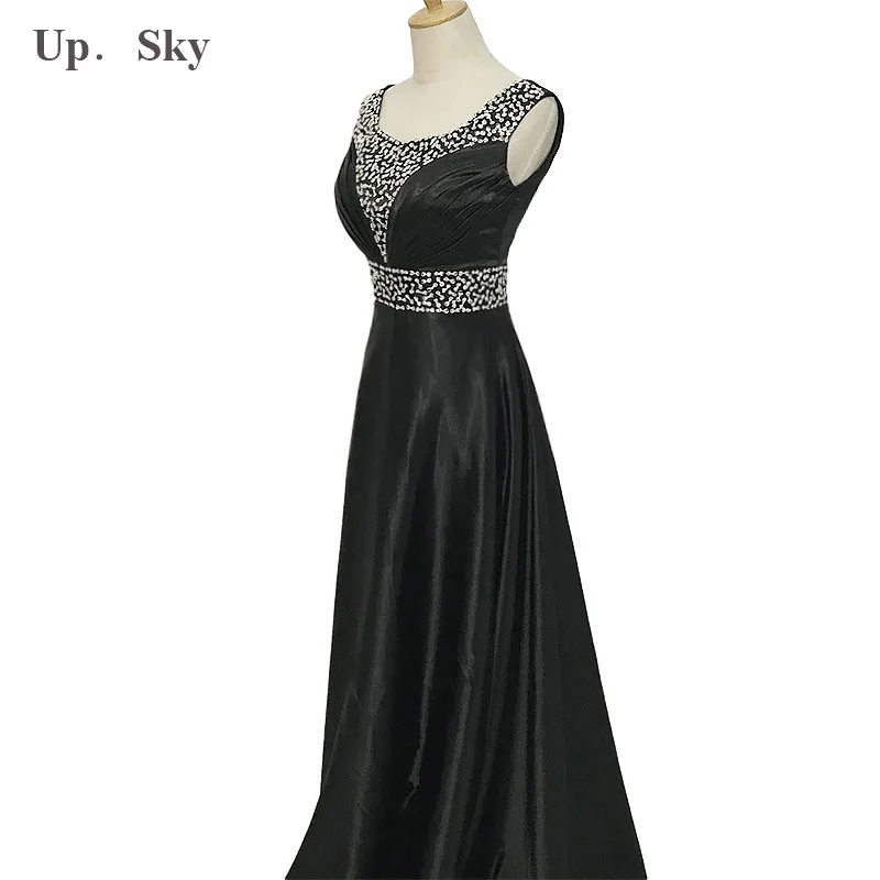 Клиновидный вырез, v-образный вырез, формальные Длинный дизайн Большие размеры шелк зухаир мурад Бисер Вечерние вечернее платье Vestido