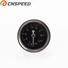 Cnspeed líquido cheio de combustível imprensa manômetro preto regulador r32 r33 r34 s15 universal jdm yc100491