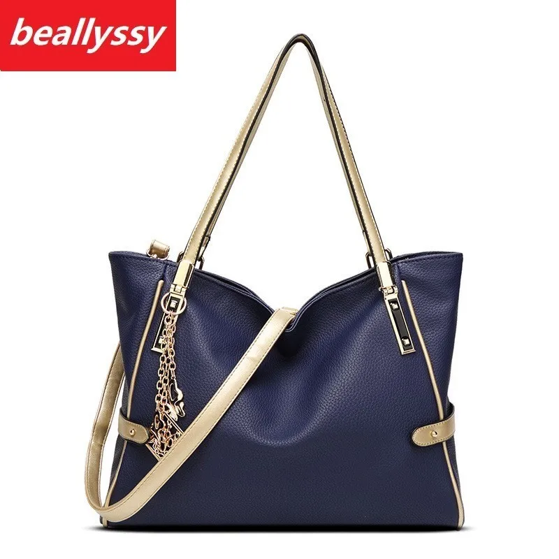 

Fashion PU Leather Top-handle Women Handbag Solid Ladies Lether Shoulder Bag Casual Large Capacity Tote Crossbody Bags
