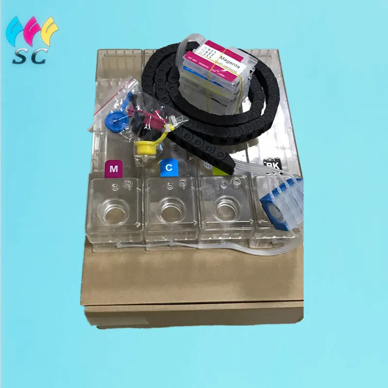 

Ciss ink system with Home Chain For HP 711 Continuous Ink System For HP T520 T120 printer 1000ml tank