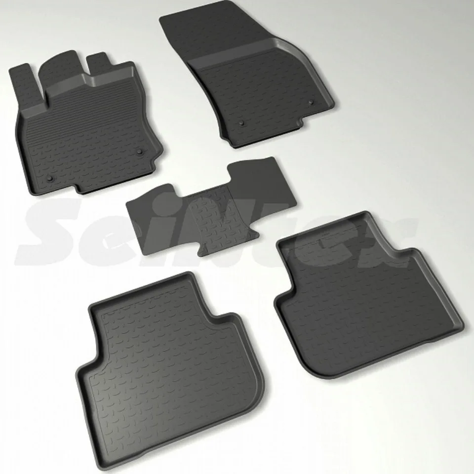 For Volkswagen Tiguan 2017 2019 rubber mats for salon 5 pcs/set Seintex