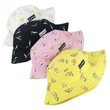 Летняя женская унисекс Двусторонняя одежда для взрослых, рыбацкая шляпа с бананом, рыбацкая шляпа, пляжная шляпа от солнца, шапка для рыбалки