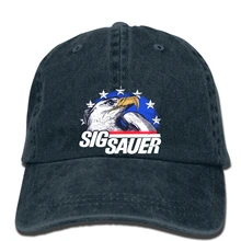 Хип-хоп бейсбольные кепки Мужская Новая мода Sig Sauer Eagle графический логотип шляпа забавная крутая