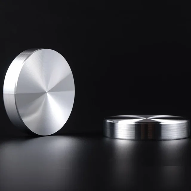 4ชิ้น/ล็อต10มม.หนาอลูมิเนียมวงกลมแก้วอะแดปเตอร์ชาตารางกาแฟแก้วกระจกด้านบนตารางtop Discฮาร์ดแวร์ 1