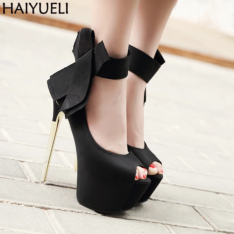 Women Heels Shoes Sexy Peep Toe Platform Sandals Women Fashion ...