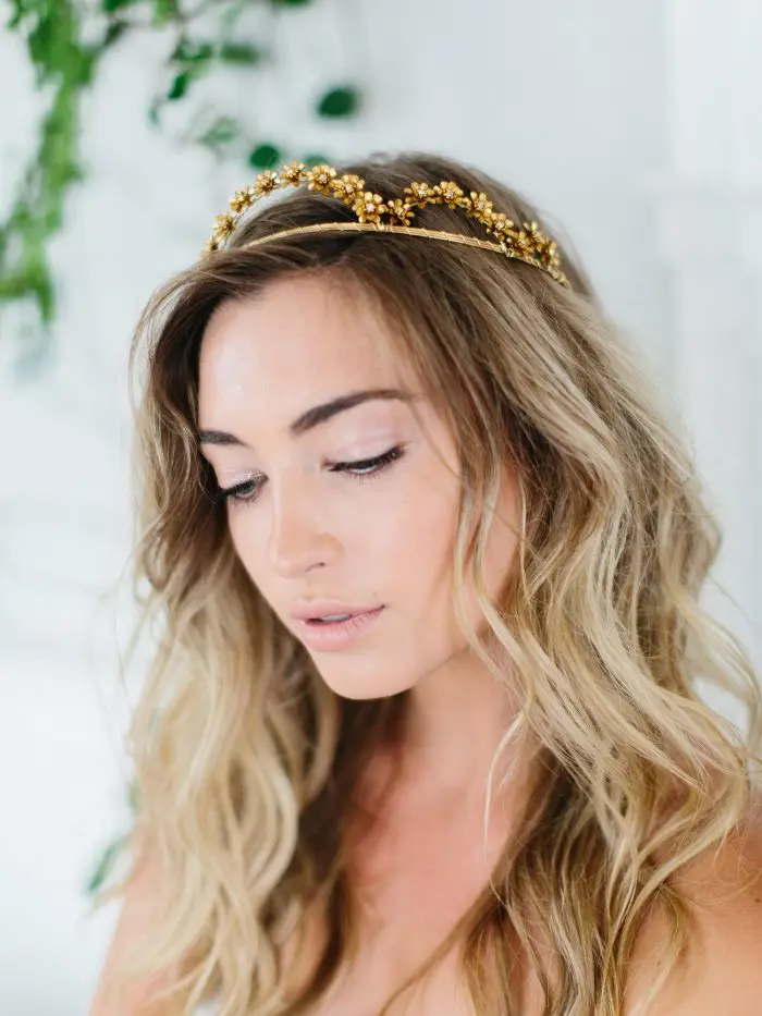 

2019 Spring Summer New Trends Forecast JASMINE Delicate Boho Wildflower Bridal Crown