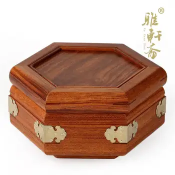 

E rose wood mahogany wood antique jewelry box jewelry box box six corner makeup box wedding gifts