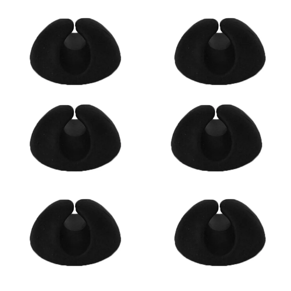 

CARPRIE 6 Pcs Wire Cord Cable Drop Cable Drop Clips Organizer Ties Management Black Wire Fixer Holder Dropshipp 2.3