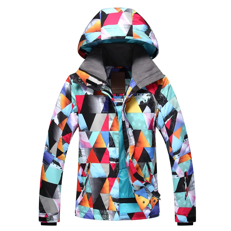 

GSOU SNOW New Women Waterproof Ski Suit Outdoor Mountaineering Windproof Ski Coat Winter Warm Breathable Skiing Clothing