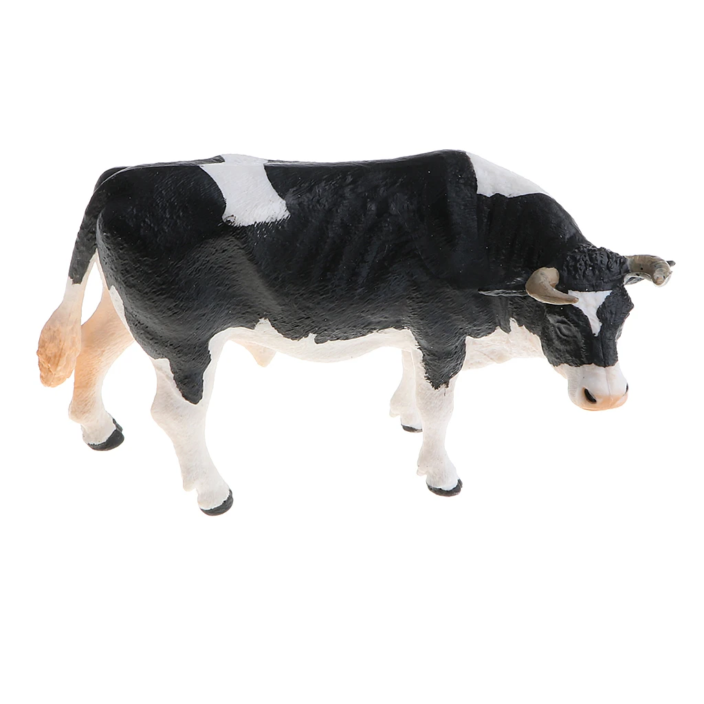 Realistic Animal Model Figures Kids Educational Toy Home Decor - Cow