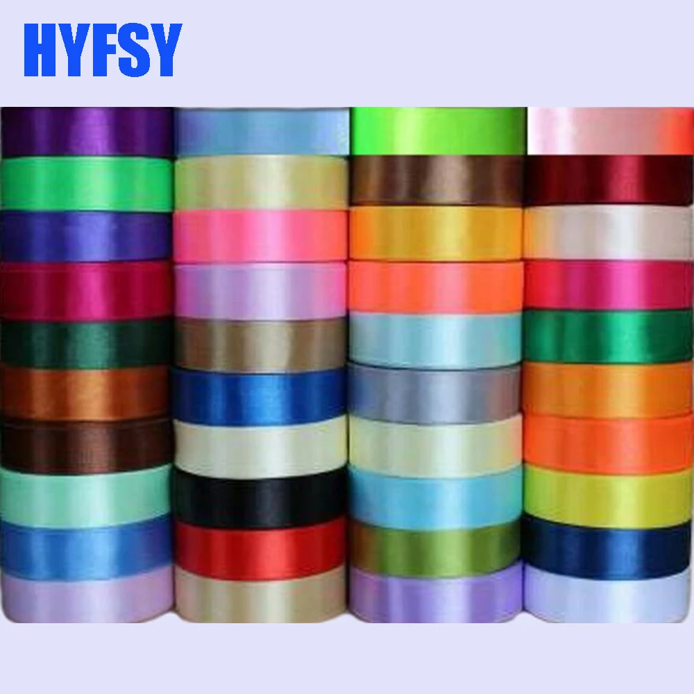 

25mm wide Satin ribbon 25 yards/package DIY handmade gift package Christmas wedding decoration bow 2.5