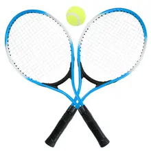 Из 2 предметов Высокое качество Детские для тенниса ракетки обучение ракетки с 1 теннисный мяч и крышка сумки для детей Молодежные Детские теннисные ракетки