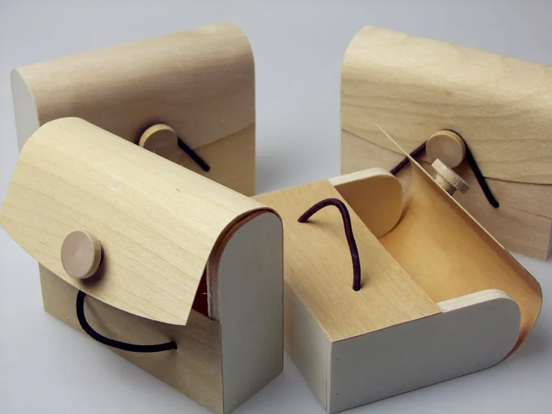 Handmade Christmas Gift BoxSimple Modern Wooden Soap Packing Box Gift 