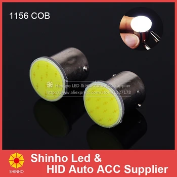 

Wholesale 10 pcs 1156 Cob Led Light 1156 ba15s 12v bulbs RV Trailer Truck Car Styling Light Parking Auto Led Car Lamp