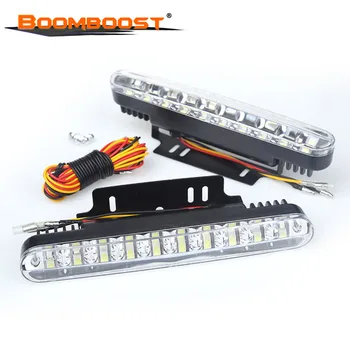 

2PCS 12W External Lamps DRL Daylight Universal 2X30 LED Day Running Lights With Turn Signal Lights Car Daytime Running Light