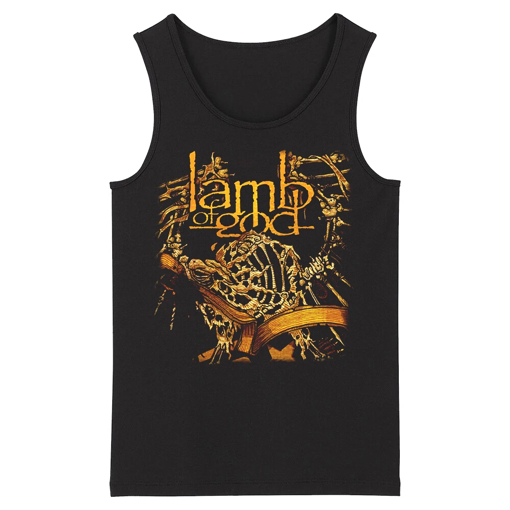 Мужская металлическая майка bloodhof Lamb Of God азиатского размера 2019|Майки| |
