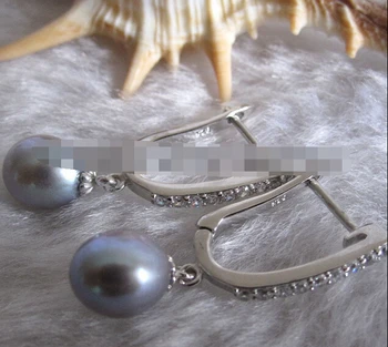 

shitou 00210 7.5*8.5mm Gray Freshwater Pearl Dangle Earrings discount 40%