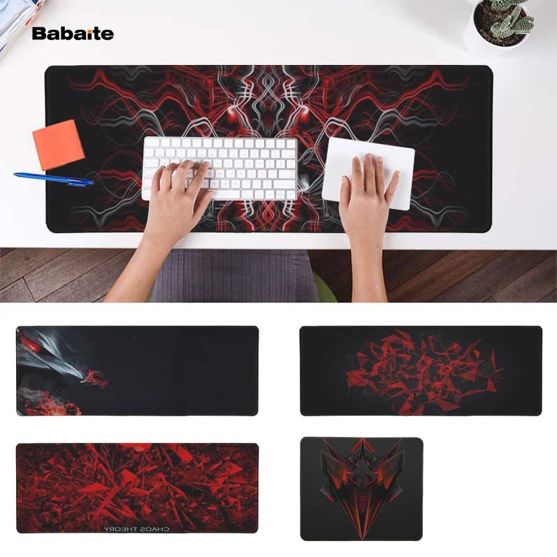 

Babaite Hot Sales Abstract Red Vitesse Laptop Computer Mousepad Free Shipping Large Mouse Pad Keyboards Mat