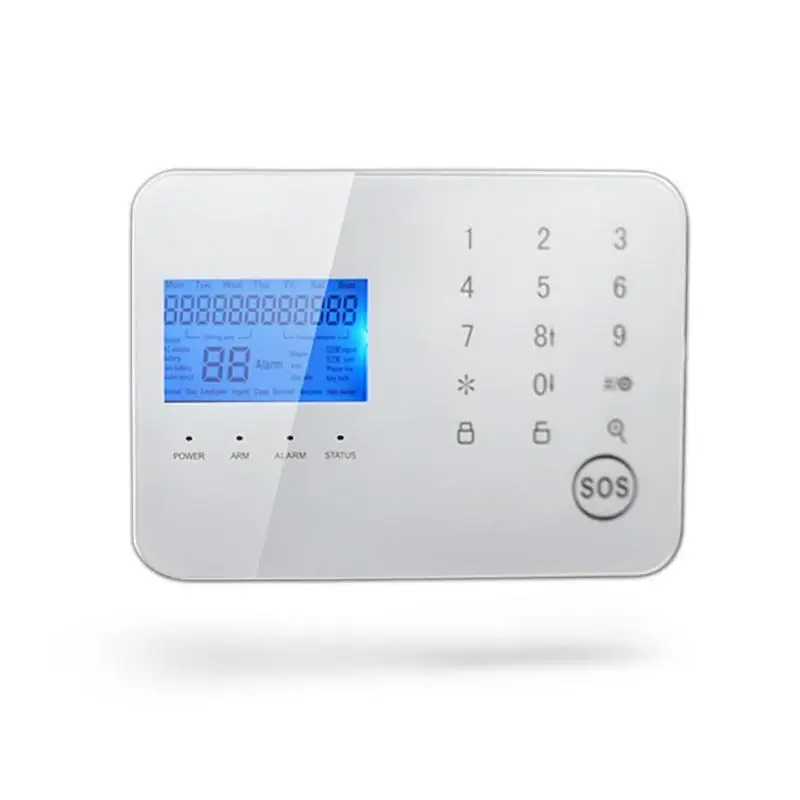 Домашняя охранная сигнализация сенсорного типа PSTN/GSM Двойная сеть интеллектуальная Противоугонная сигнализация Набор для маникюра
