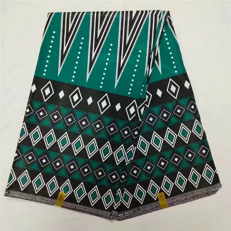 

T2!2018 Ankara Fabric African Real Wax Prints Fabric Ankara Java Wax African Print Fabric For Sewing 6 Yards/Lot ! P60513