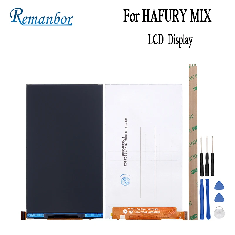 

Remanbor For HAFURY MIX LCD Display Screen Digital Repair Part Replacement for HAFURY MIX Mobile Accessories With Tools+Adhesive