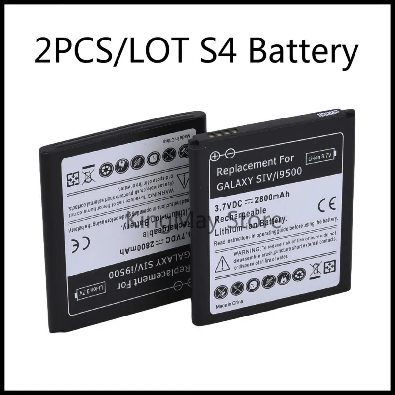 

2pcs/lot For s4 battery Golden Li-ion Replacement Battery B600BC/B600BE for Galaxy S4/i9500/i9508/i9502/i959/i9505 battery s4