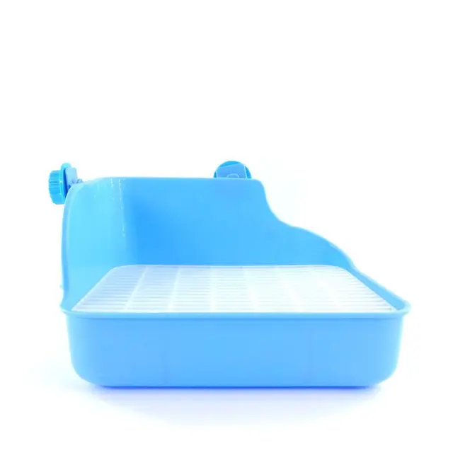 Small Pet Pee Wc Servizi Plastica Multicolor Rabbit Cleaning Rabbit Toilet Buckle Design Small Animals Toilet Accessories
