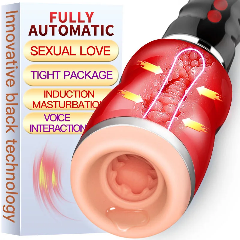 Real Oral apesta hombre masturbador Garganta Profunda Clip de succión máquina de sexo inducida por sexo gemir íntimo productos sexo juguetes para los hombres - 2