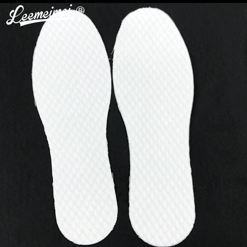 3 Pairs/ lot throwaway Comfortable wood pulp Shoes Insoles Inserts