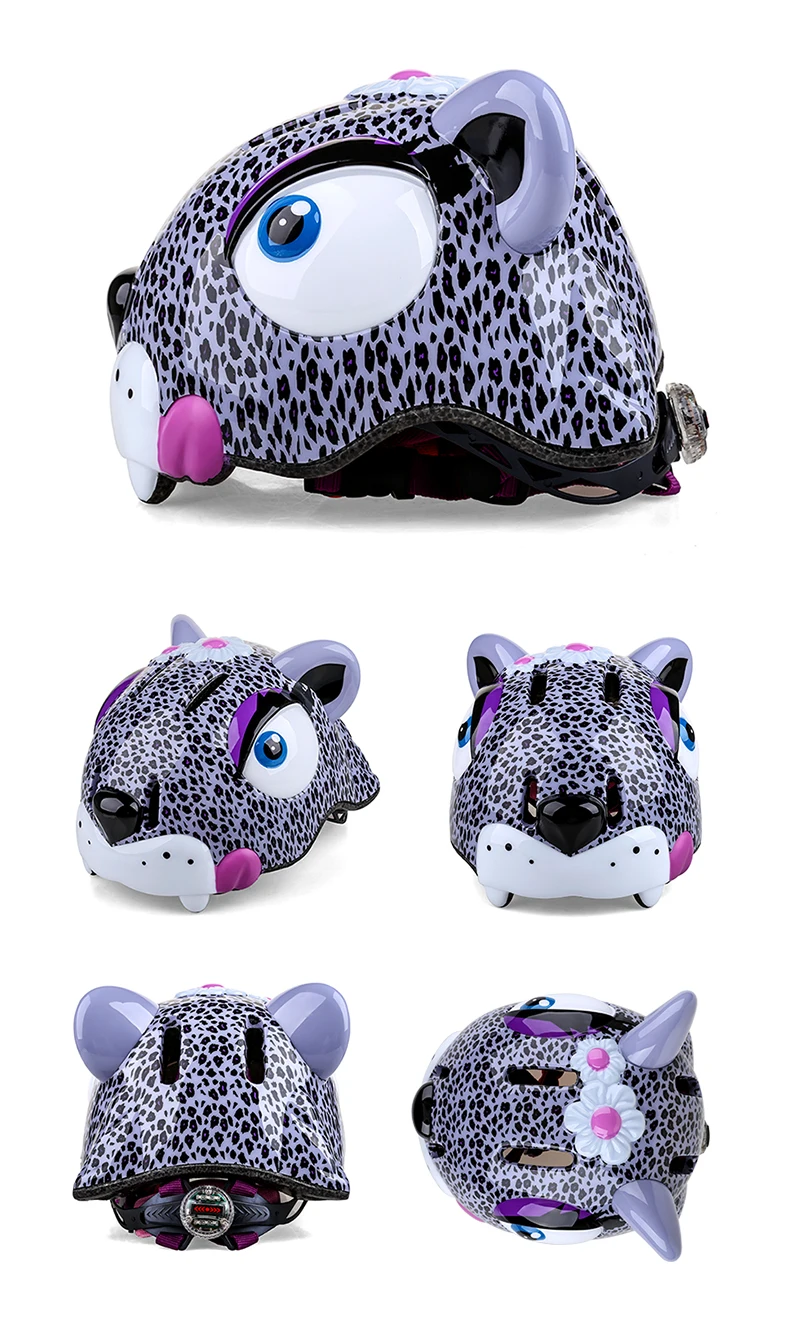 Kids Cartoon Cycling Helmet Ultralight Children's Bicycle Helmets light Outdoor Safety Skating Animal Helmet Road Bike Helmets13
