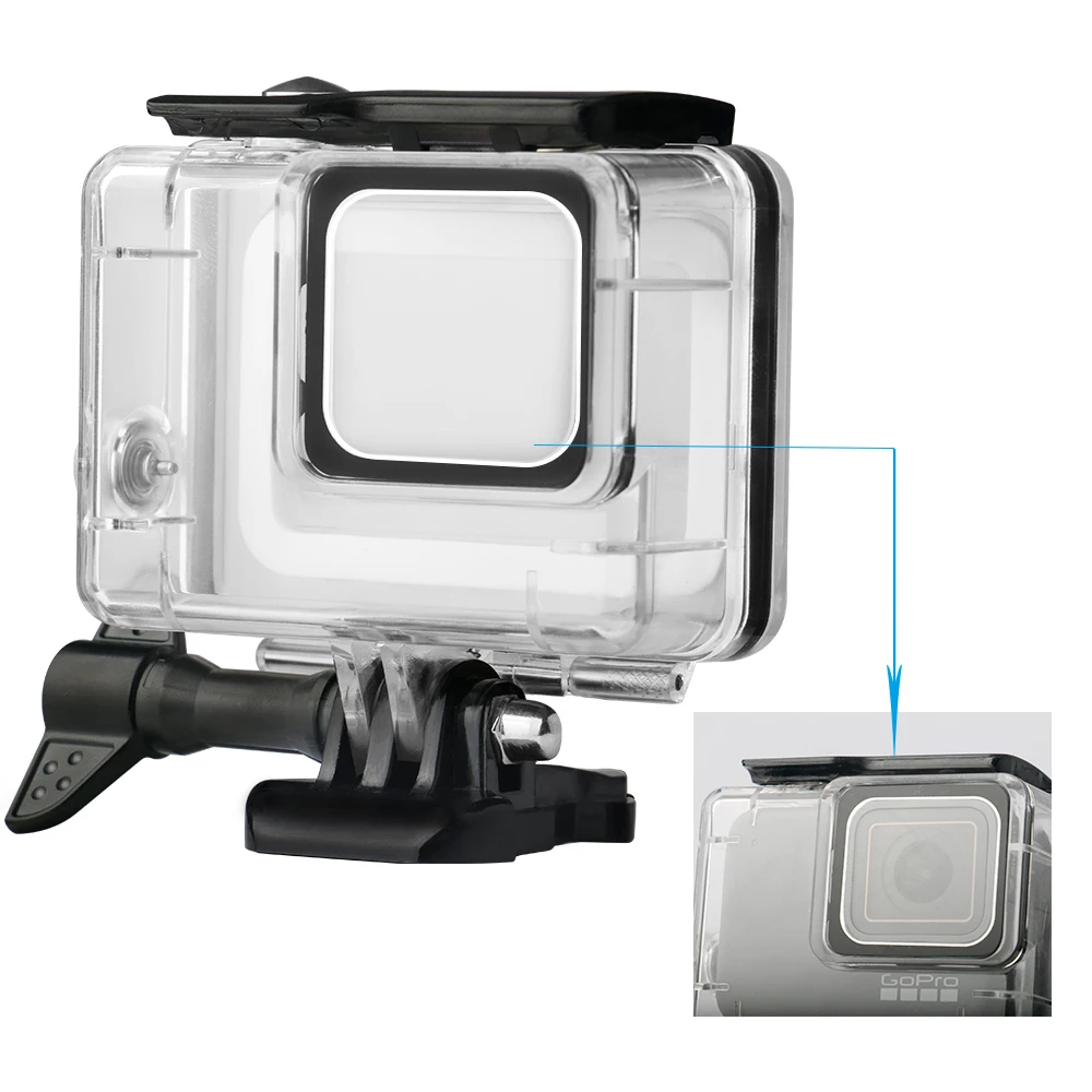 Подводный водонепроницаемый чехол для GoPro Hero 5 6 7 Black Go Pro Hero 6 7 камера Дайвинг Корпус крепление для GoPro Аксессуар