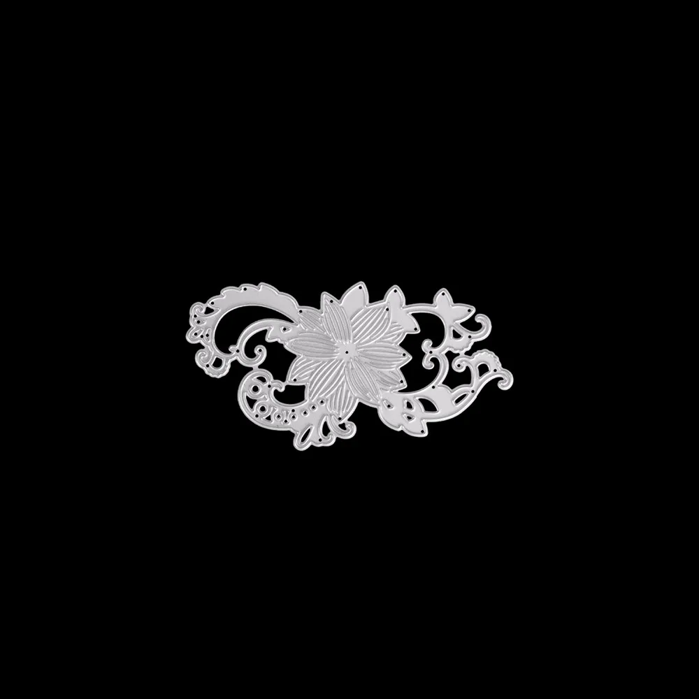 

Craft Dies Flower Frame Decor Metal Cutting Dies Scrapbooking stamps embossing paper Card making border template punch new 2018