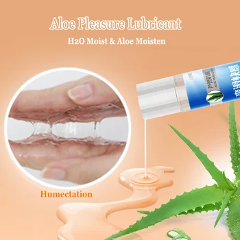Leten 60ml Aloe Sex Lubricant Sex Toys For Couples Lubrication Vaginal Anal Lubricant Water-based Body Massage Sex Oil Lube New 4