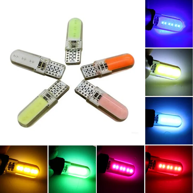 YSY 300 шт. новый тип силиконы 12SMD высокой мощности COB T10 LED 194 168 W5W светодиодные