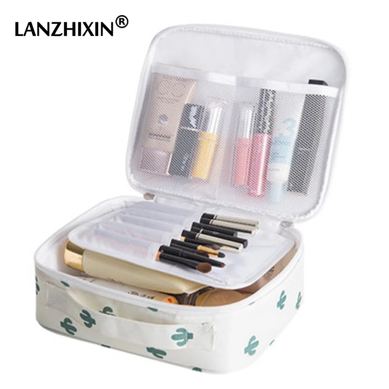 

waterproof Women Makeup bag Cosmetic bag Case Travel Make Up Toiletry bag Organizer Storage pouch set box professional HZB-015