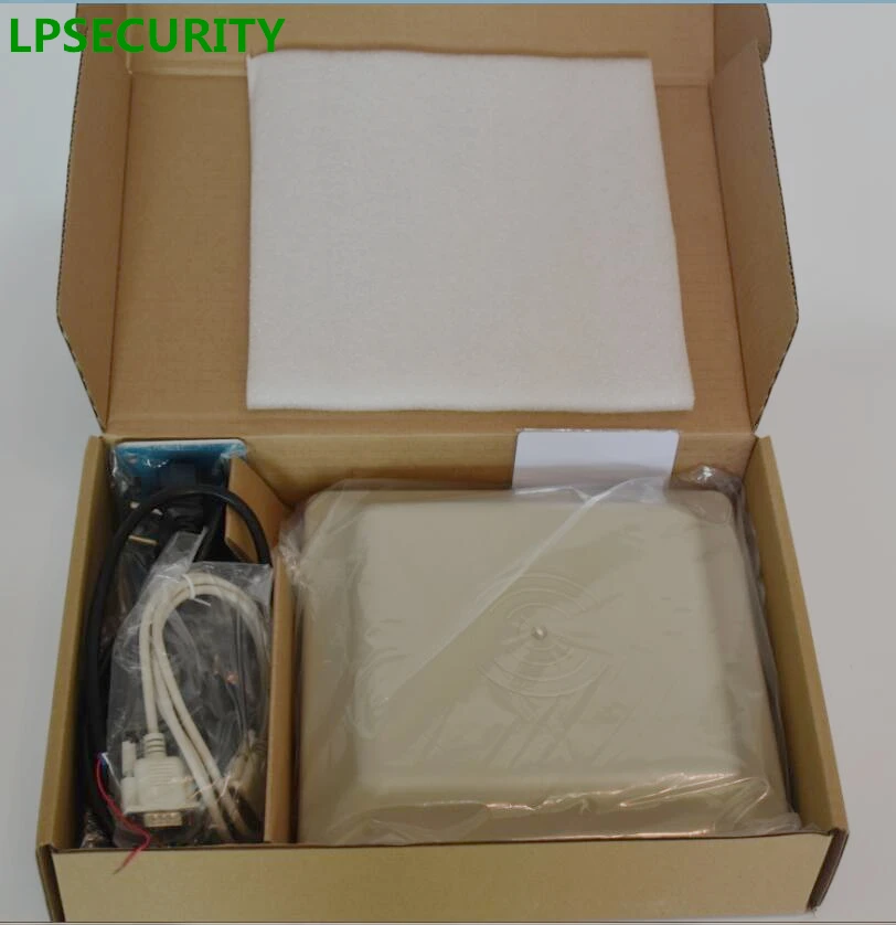 Parking Gate Access Control 6m RFID UHF Reader Integrative Long Range Antenna Reader (Free SDK)