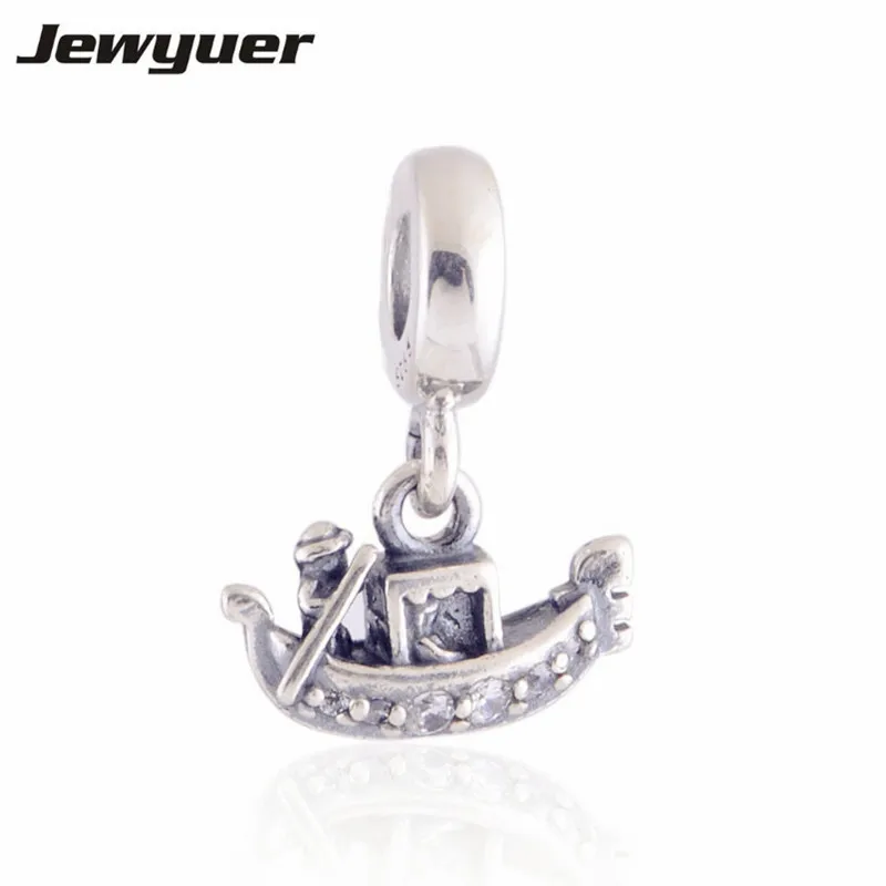 

GONDOLA DANGLE Charm Genuine 925 Sterling Silver Fits European Brand Bracelets Bangles DIY Making Jewelry DA030